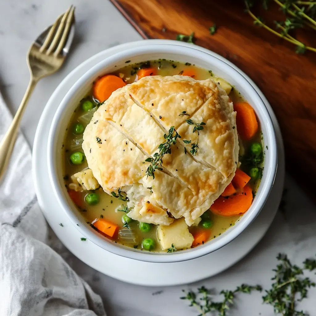 Veggie Pot Pie Soup