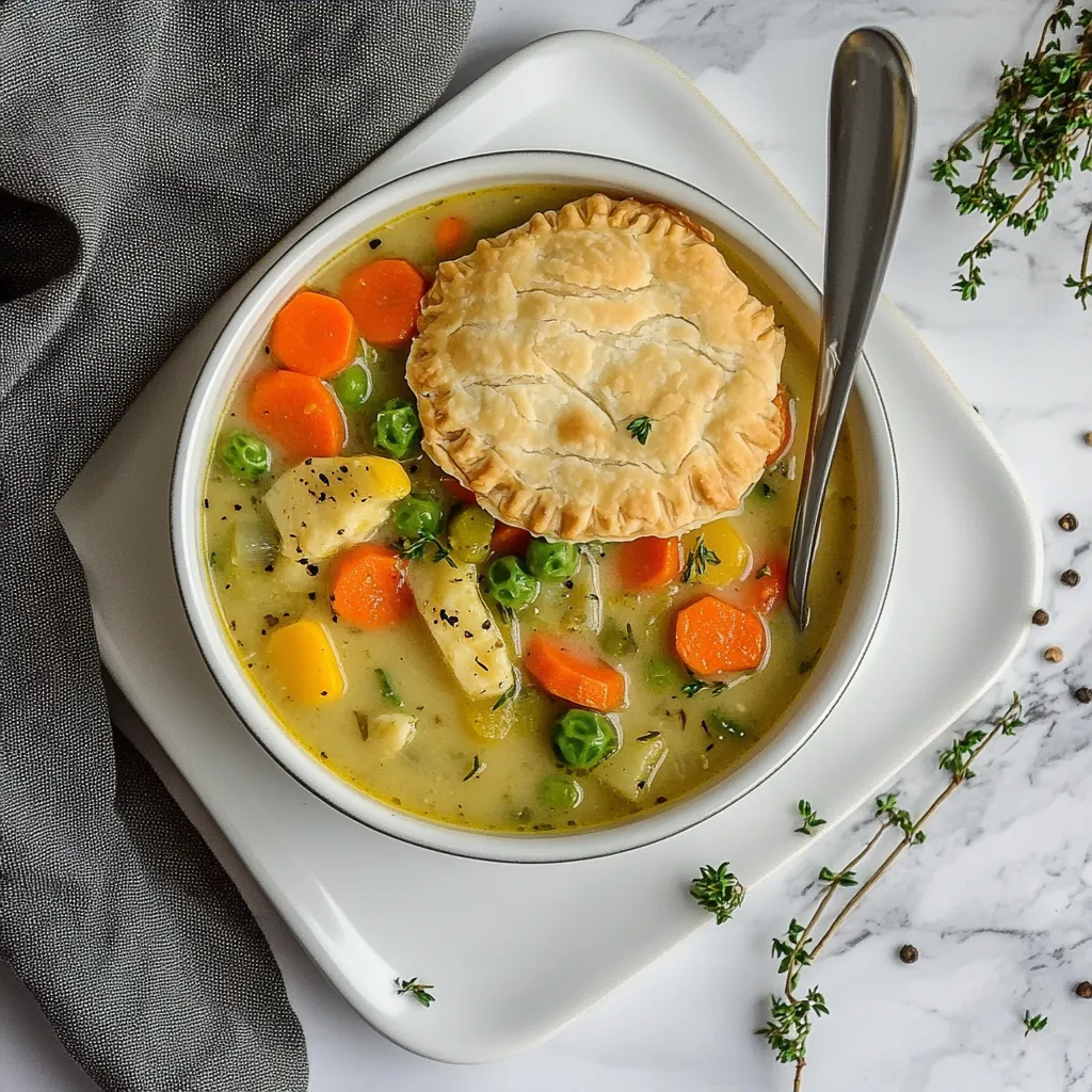 Veggie Pot Pie Soup