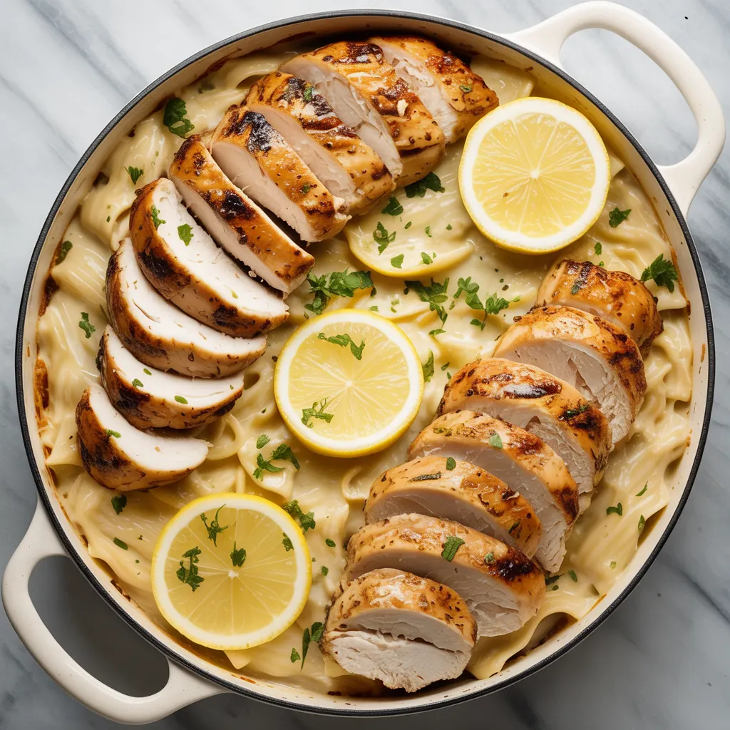 Lemon Parmesan Chicken Orzo – Creamy One Pan Dinner Served